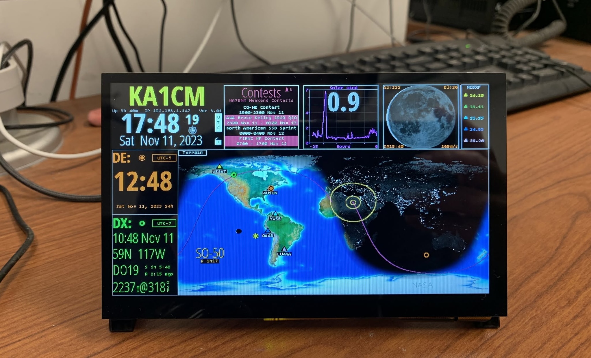 Imagen de Hamclock ESP32